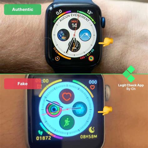 fake apple watch series 8 vs real